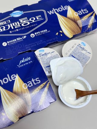 구매평★[2종 패키지]덴마크 요거밀 통오트 요거트(12,460원) — 5점을 준 리뷰어가 2025년 5월 올린 사용 사진