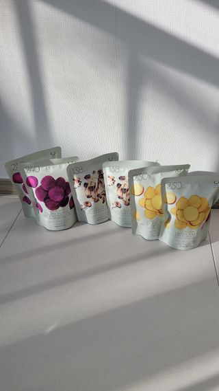 딜라이트 프로젝트 바삭한 원물칩 3종 고구마칩, 자색고구마칩, 느타리버섯칩 [총 6봉지] — 5점을 준 리뷰어가 2022년 2월 올린 사용 사진