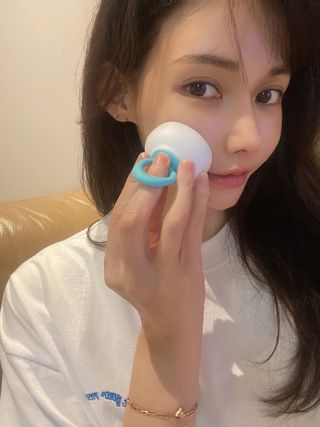 리더스코스메틱 리더스 카밍 페이스 쿨러 + 카밍 바이오틱스 앰플 — 5점을 준 리뷰어가 2021년 8월 올린 사용 사진