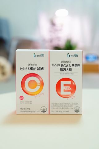 인디닥터 면역 생생 핑크 이뮨 젤리 + 타이탄 BCAA 프로틴 젤리스틱 — 4.5점을 준 리뷰어가 2022년 3월 올린 사용 사진