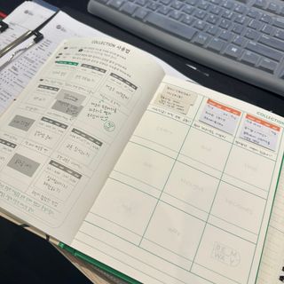 MF[비마이웨이]특허받은 할일카드 플래너, 비마이웨이 세트(만년형) — 3.5점을 준 리뷰어가 2023년 7월 올린 사용 사진