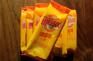 광동제약 [광동] 비타500데일리스틱 70포X2개 + 뚱랑이엽서 + 쇼핑백 증정 — 5점을 준 리뷰어가 2022년 1월 올린 사용 사진