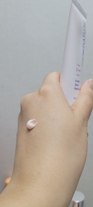 코드네이처 비아미 퍼펙트 케어 4종 — 4점을 준 리뷰어가 2021년 10월 올린 사용 사진