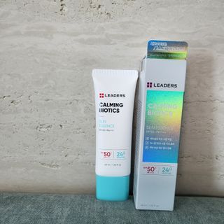 리더스코스메틱 리더스 카밍 바이오틱스 선 에센스 SPF 50+ PA++++ — 5점을 준 리뷰어가 2022년 6월 올린 사용 사진