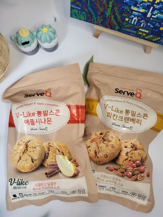 서브큐 V-like 통밀스콘 2종 (애플시나몬+피칸크랜베리) — 4점을 준 리뷰어가 2022년 8월 올린 사용 사진