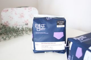 N[템포 ] 패드 내추럴 순면 입는 오버나이트 5P * 2개 — 5점을 준 리뷰어가 2024년 2월 올린 사용 사진