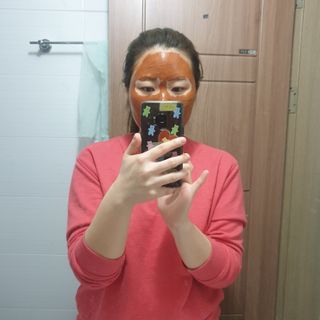 약손명가코스메틱 심결 깨어나는 맑음 팩 — 5점을 준 리뷰어가 2021년 4월 올린 사용 사진