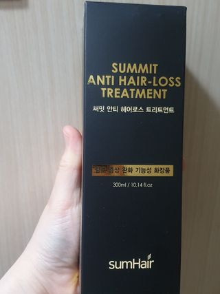 썸헤어 / SUMHAIR 썸헤어  써밋 안티 헤어로스 샴푸+트리트먼트 — 2.5점을 준 리뷰어가 2021년 5월 올린 사용 사진