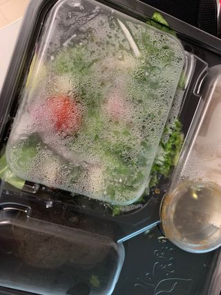 참살이도시락 작심삼일 샐러드도시락 3개 맛보기 새벽배송 또는 택배배송 — 5점을 준 리뷰어가 2021년 8월 올린 사용 사진