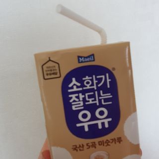소화가 잘되는 우유 국산 5곡 미숫가루 — 5점을 준 리뷰어가 2021년 9월 올린 사용 사진