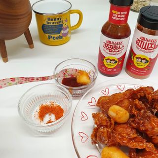 [서울시스터즈] 김치시즈닝 국내 최초 뿌려먹는 김치파우더 100g 1개+ 신제품 고추장 핫소스 185g 1개 — 4점을 준 리뷰어가 2021년 9월 올린 사용 사진