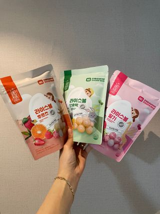 아비삭과일칩 5종 /딸기,사과,배,귤,무화과 5종 — 5점을 준 리뷰어가 2021년 6월 올린 사용 사진