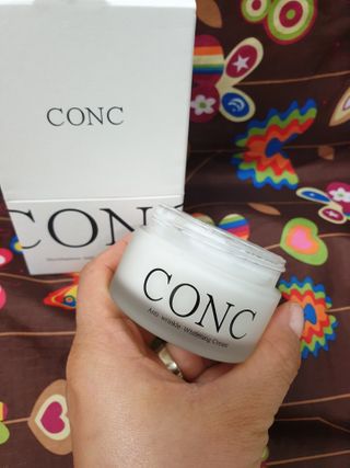 CONC 콩크 미로탐누스 안티링클 화이트닝 크림 — 3점을 준 리뷰어가 2021년 2월 올린 사용 사진