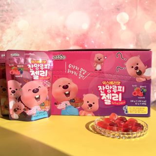 [팔도] 잔망루피젤리 믹스베리맛 42g 8개 — 5점을 준 리뷰어가 2022년 1월 올린 사용 사진