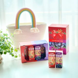 [롯데칠성] 야채듬뿍 더'진한 [롯데칠성] 야채는 이제 COLORFULL! 야채듬뿍  더 진한 레드 4개 +퍼플 4개 (총 8개) — 4점을 준 리뷰어가 2023년 6월 올린 사용 사진