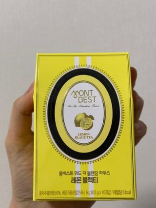 몽베스트 위드더 블랜딩 하우스 _레몬 블랙티 — 5점을 준 리뷰어가 2022년 12월 올린 사용 사진