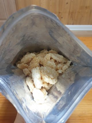 미즈꼬레아 치즈맛 누룽지크리스피 — 5점을 준 리뷰어가 2022년 3월 올린 사용 사진