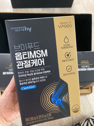 [브이푸드] 옵티MSM 관절케어 (70ml x30포) — 5점을 준 리뷰어가 2022년 6월 올린 사용 사진