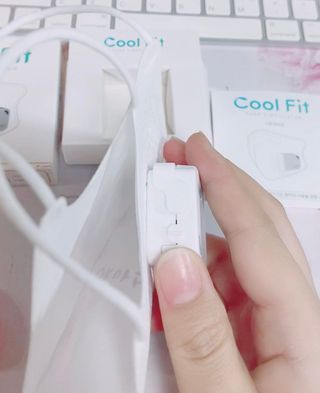 주식회사 휴레브 Cool Fit(마스크 공기 순환 장치) — 5점을 준 리뷰어가 2022년 11월 올린 사용 사진