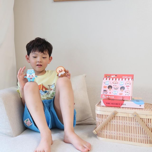 땅스부대찌개 X 브레드이발소 콜라보 비치타올 리뷰 사진