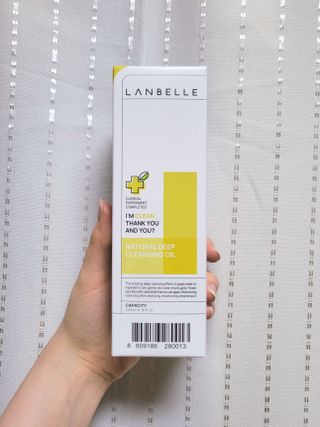 랑벨 내츄럴 딥 클렌징 오일 200ml (저자극 약산성 천연 클렌징) — 4점을 준 리뷰어가 2022년 5월 올린 사용 사진