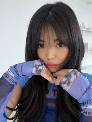 앤365 [ANN365LENS] 저스트 블랙, 초코 2종 중 택일 — 5점을 준 리뷰어가 2021년 11월 올린 사용 사진