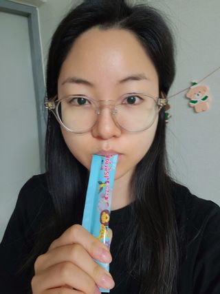 다나음 셀렌에 빠진 아연면역젤리 열대과일맛+사과맛 — 5점을 준 리뷰어가 2023년 1월 올린 사용 사진