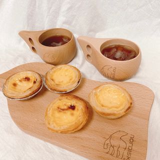 디앙뜨 포르투갈 에그타르트 오리지널 맛+패션후르츠+초콜릿타르트 맛 중 택1 — 5점을 준 리뷰어가 2021년 8월 올린 사용 사진