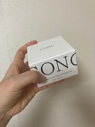 CONC 콩크 미로탐누스 안티링클 화이트닝 크림 — 5점을 준 리뷰어가 2021년 2월 올린 사용 사진