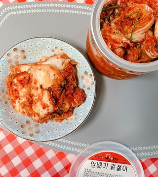 셰프애찬 알배기 겉절이 김치 1kg — 5점을 준 리뷰어가 2022년 9월 올린 사용 사진