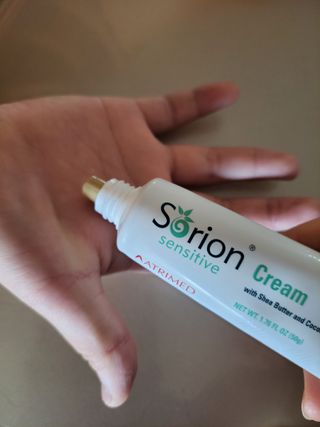 건선/아토/습진/민감성 피부 천연보습진정크림 소리온 크림 & 센시티브 크림 50g — 5점을 준 리뷰어가 2022년 1월 올린 사용 사진
