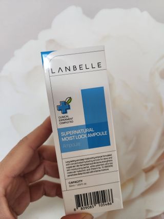 랑벨 수퍼내츄럴 수분잠금 앰플 50ml — 5점을 준 리뷰어가 2023년 1월 올린 사용 사진