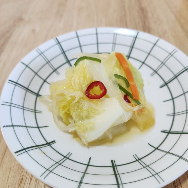 셰프애찬 단호박 백김치 1kg 리뷰 사진