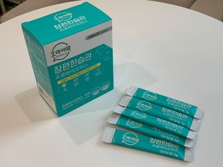 [유산균] 오마이락 장편한습관 프로바이오틱스 30P — 5점을 준 리뷰어가 2022년 11월 올린 사용 사진