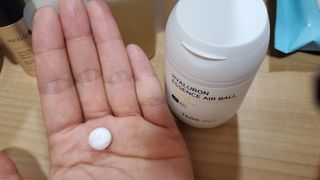 씽크바이오 히알루론 에센스 에어볼 28ea — 4.5점을 준 리뷰어가 2022년 9월 올린 사용 사진
