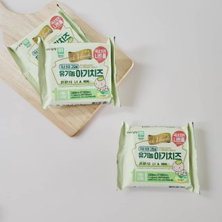 남양유업 드빈치 유기농 아기치즈 1단계 — 5점을 준 리뷰어가 2021년 1월 올린 사용 사진