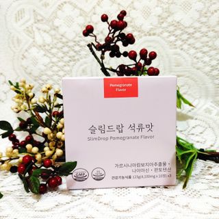 [슬림드랍 석류맛] 건기식 다이어트 보조제 겸 비타민 — 5점을 준 리뷰어가 2022년 1월 올린 사용 사진