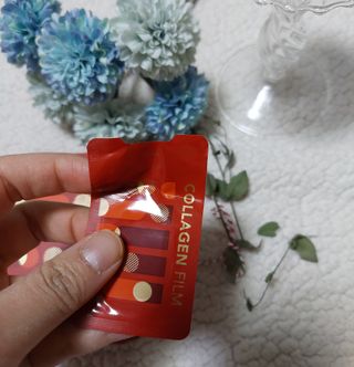 프리마인 귀족의 콜라겐, 92배 흡수율. 럭셔리 프리미엄 셀라브 콜라겐필름 30매 — 5점을 준 리뷰어가 2022년 4월 올린 사용 사진