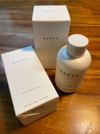 [HUREX] 휴렉스 볼류마이징 탈모완화 기능성 샴푸 150ml x 2개 — 5점을 준 리뷰어가 2021년 9월 올린 사용 사진