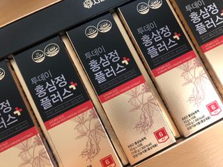 서울약사신협_투데이홍삼정플러스스틱_10g x 60포 — 5점을 준 리뷰어가 2021년 7월 올린 사용 사진