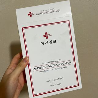 닥터마시멜로 마블러스 멀티 클리닉 마스크 — 5점을 준 리뷰어가 2021년 2월 올린 사용 사진