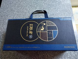 광동생활건강 [광동] 바르게 만든 녹용, 광동정녹청 — 5점을 준 리뷰어가 2021년 11월 올린 사용 사진