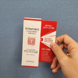엘리샤코이 테트라포스 클리어 그린 앰플 — 5점을 준 리뷰어가 2021년 9월 올린 사용 사진