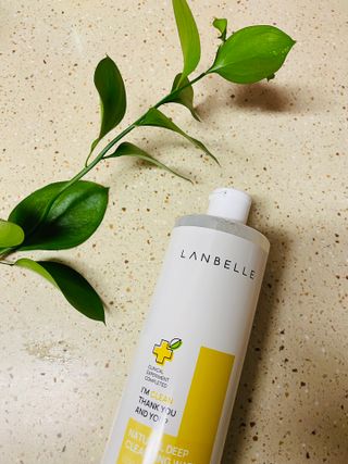 랑벨 내츄럴 딥 클렌징 워터 500ml — 4점을 준 리뷰어가 2022년 6월 올린 사용 사진