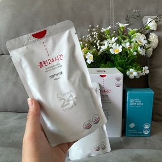 클린24시간 1BOX(5포) + 전용보틀(500ml) — 4.5점을 준 리뷰어가 2023년 6월 올린 사용 사진