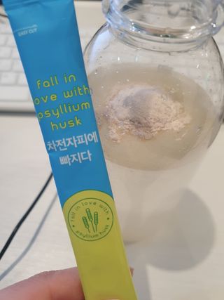 메디포스트 모비타 바디코드 식이섬유 차전자피에 빠지다 30포 — 4.5점을 준 리뷰어가 2023년 1월 올린 사용 사진