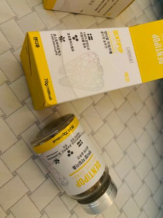 작심연구소 구취제거+충치예방+치아화이트닝 마법의 캔디 덴티팝3종(맛 랜덤 발송) — 2점을 준 리뷰어가 2022년 6월 올린 사용 사진