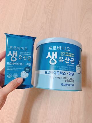 서울약사신협_프로바이오생유산균_2.5G x 100포 — 4.5점을 준 리뷰어가 2021년 5월 올린 사용 사진