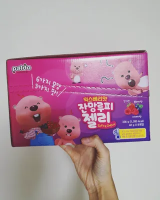 [팔도] 잔망루피젤리 믹스베리맛 42g 8개 — 5점을 준 리뷰어가 2022년 1월 올린 사용 사진