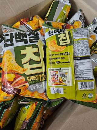맛있게 채우는 단백질 12g, 닥터유 단백질칩 — 5점을 준 리뷰어가 2023년 12월 올린 사용 사진